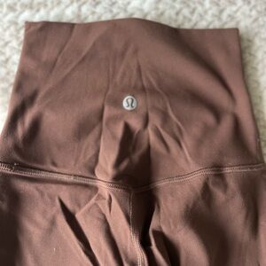 Lululemon Brown High-Waisted Leggings